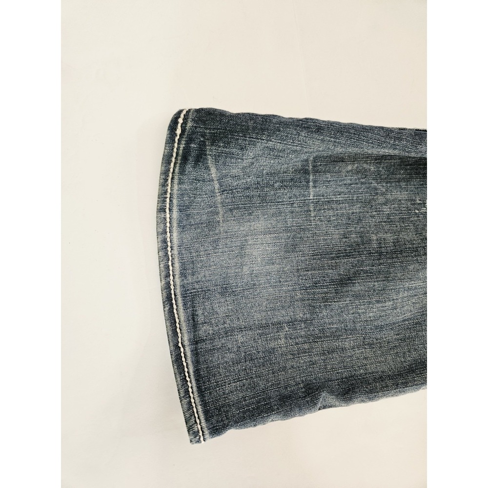 BKE Tyler Straight Leg Jeans Light Wash Distressed Denim Men's Size 38R - Picture 8 of 10